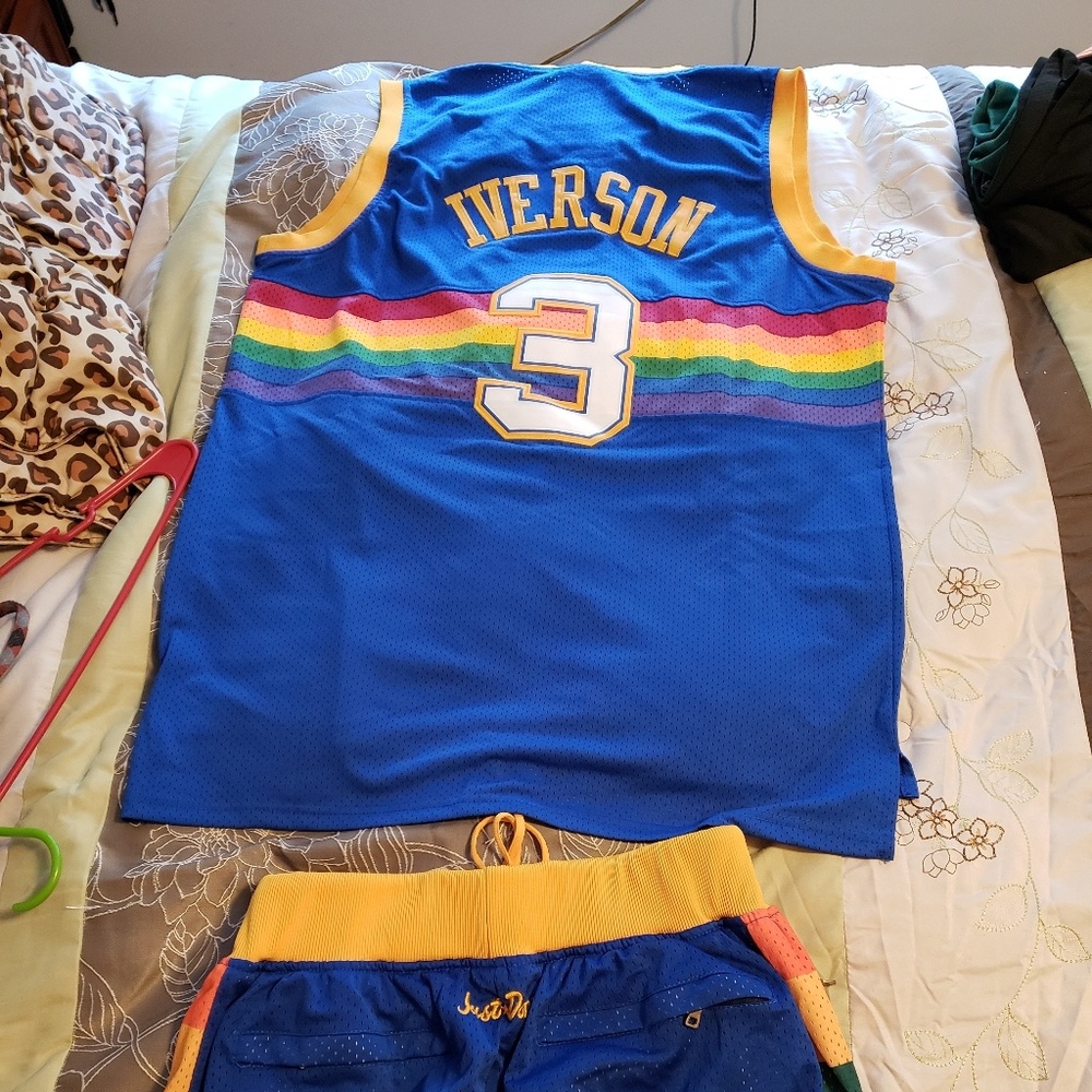 Allen iverson jersey set XL